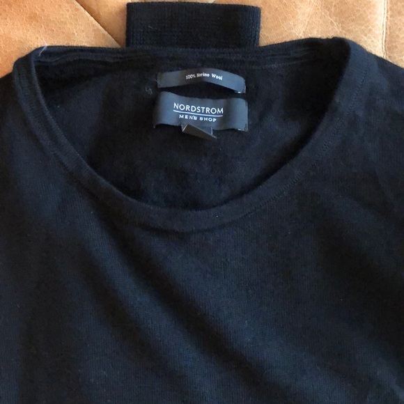 Nordstrom Men’s Shop 100% merino wool sweater - Picture 2 of 2